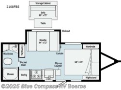 New 2022 Winnebago Micro Minnie 2108FBS available in Boerne, Texas