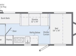 New 2019 Winnebago Micro Minnie 1700BH available in Souderton, Pennsylvania
