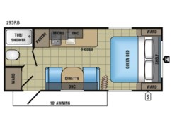 Used 2017 Jayco Jay Flight SLX 195RB available in Souderton, Pennsylvania