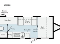 New 2021 Winnebago Micro Minnie 1700BH available in Souderton, Pennsylvania