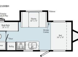 New 2021 Winnebago Micro Minnie 2100BH available in Souderton, Pennsylvania
