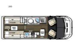 New 2026 Coachmen Nova 20D Li3 available in Souderton, Pennsylvania