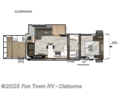 New 2025 Forest River Wildwood X-Lite 22VERANDA available in Cleburne, Texas