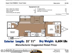 New 2019 Dutchmen Aspen Trail 2790BHS available in Rockford, Illinois