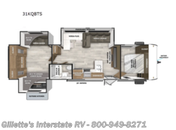 New 2026 Forest River Salem 31KQBTS available in Haslett, Michigan