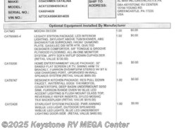 New 2019 Coachmen Catalina Legacy Edition 323BHDSCK available in Greencastle, Pennsylvania