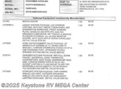 New 2019 Coachmen Catalina Legacy Edition 313DSRBCK available in Greencastle, Pennsylvania
