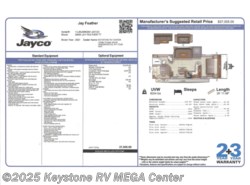New 2021 Jayco Jay Feather 24BH available in Greencastle, Pennsylvania