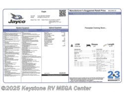 New 2021 Jayco Eagle 357MDOK available in Greencastle, Pennsylvania