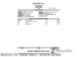 New 2026 Forest River Un-Mapped 24RK available in Willow Street, Pennsylvania