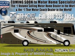 New 2018 Thor Motor Coach Miramar 35.3 Bath & 1/2 RV for Sale W/Fireplace & King Bed available in Alvarado, Texas