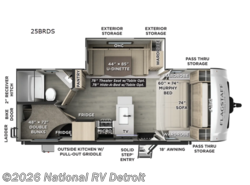 New 2026 Forest River Flagstaff Micro Lite 25BRDS available in Belleville, Michigan