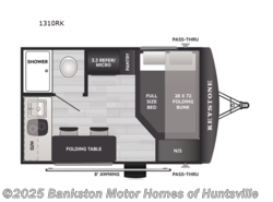 New 2026 Keystone Springdale Mini 1310RK available in Huntsville, Alabama