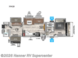 New 2026 Forest River Wildwood Heritage Glen 356QB available in Baird, Texas