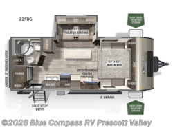 Used 2022 Forest River Flagstaff Micro Lite 22FBS available in Prescott Valley, Arizona