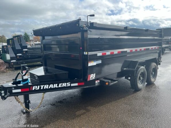 2025 PJ Trailers Dump DM 7' X 14' X 4' 14K High Side 28" Low Pro available in Halsey, OR