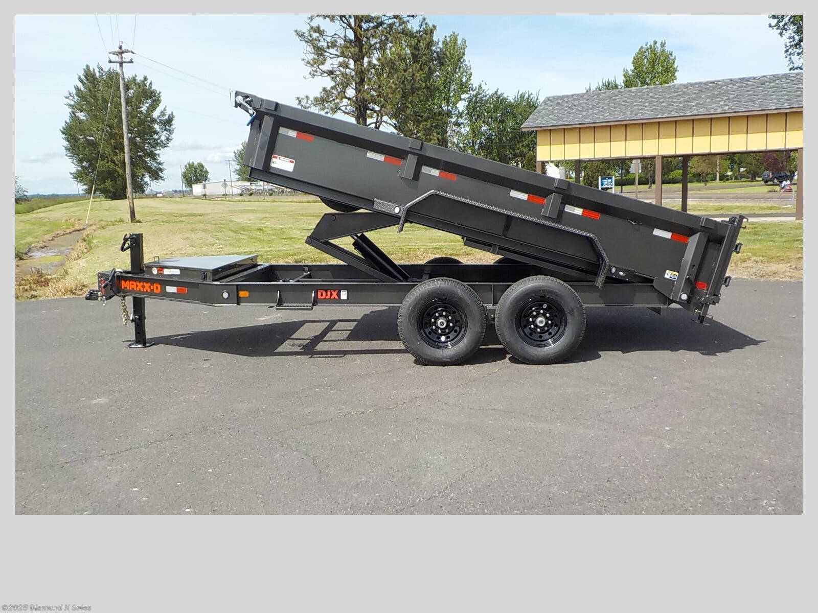 7x14 Dump Heavy Duty Trailer For Sale New MAXXD DJX DJX 83 X 14