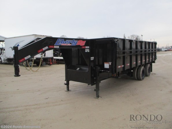 2024 Liberty Gooseneck Dump LD24K96X20B12 available in Sycamore, IL