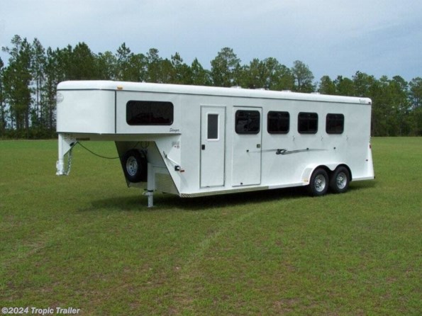 2024 Bee Trailers Stinger 4 Horse Gooseneck available in Fort Myers, FL