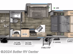 New 2024 Forest River Grey Wolf 27RR available in Butler, Pennsylvania