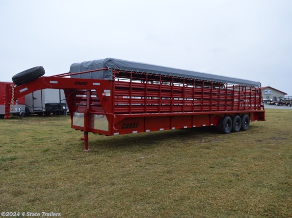 2024 Coose 6'8X32'X6'6 STOCK TRAILER available in Fairland, OK