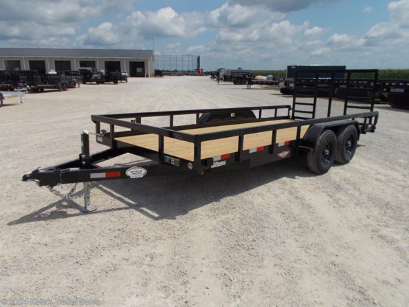 2023 H&H 18' Utility Trailer 82X18 W/Spring Loaded Gate available in Arthur, IL