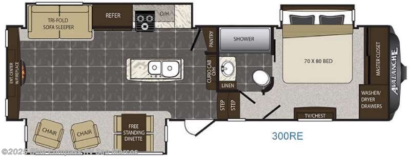 Used 2016 Keystone Avalanche 300RE available in San Marcos, California