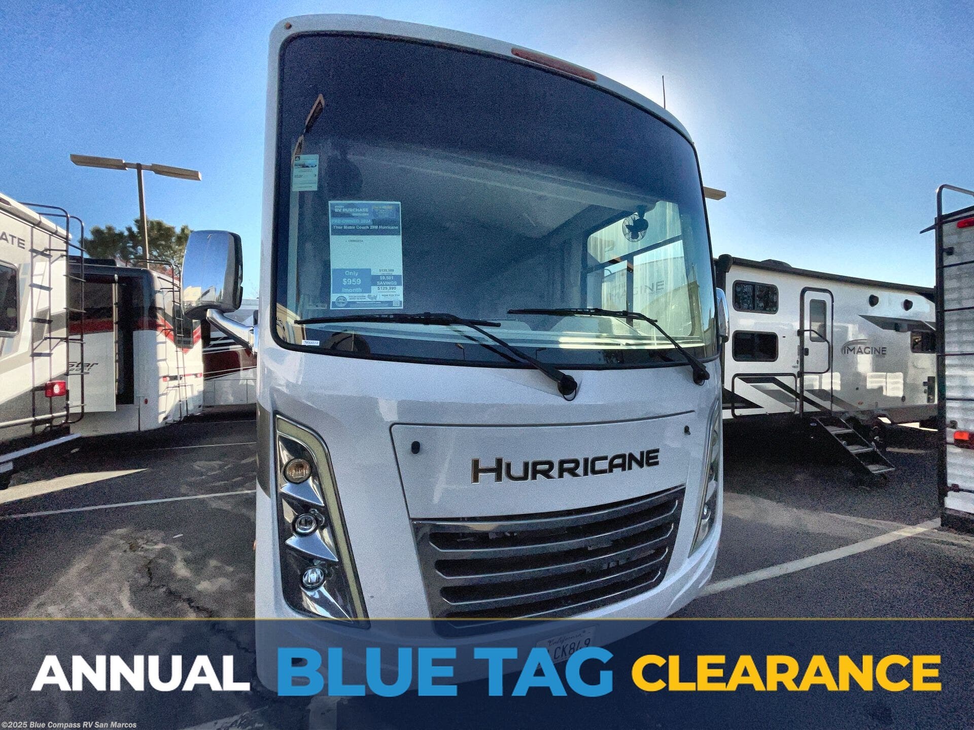 Used 2024 Thor Motor Coach Hurricane 29M available in San Marcos, California