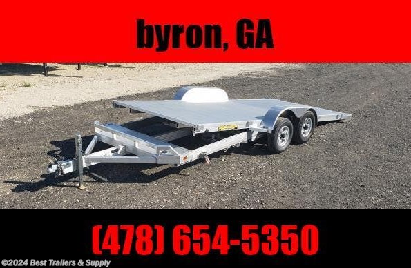 2024 Aluma 8218 Tilt aluminum carhauler 18ft trailer aluminum available in Byron, GA