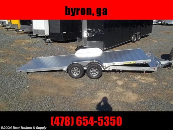 2025 Aluma 8220 Tilt car hauler trailer aluminum 7x20 available in Byron, GA