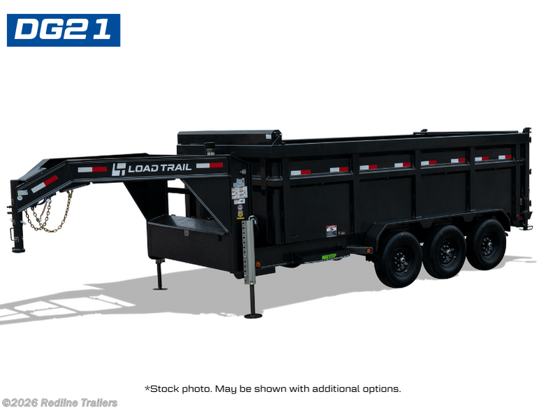 2025 Load Trail DG 83" x 16' Triple Axle Gooseneck Low-Pro Dump Trail
