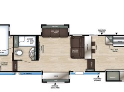 New 2022 Forest River RiverStone 3950FWK available in Bunker Hill, Indiana