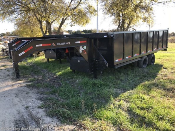 2024 RawMaxx | 8.5x20x4 | GN Dually Dump | 2-10k Axles | 3 Way available in Lacy Lakeview, TX