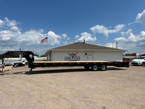 2024 East Texas Trailers | 8.5x36 | GN Flatbed | 2-7k Axles | Black | Monst available in Lacy Lakeview, TX