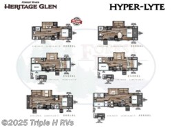 New 2019 Forest River Wildwood Heritage Glen Hyper-Lyte 23RBHL available in Haleyville, Alabama