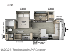 New 2026 Forest River Flagstaff Micro Lite 25MBR available in Clio, Michigan