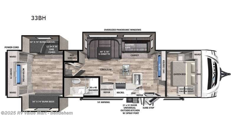 2022 Forest River Vibe 33BH