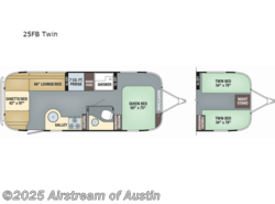 Used 2025 Airstream Trade Wind 25FB Twin available in Buda, Texas