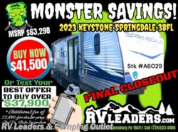 New 2023 Keystone Springdale 38FL available in Adamsburg, Pennsylvania