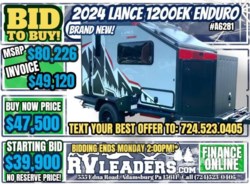 New 2024 Lance Enduro 1200EK available in Adamsburg, Pennsylvania