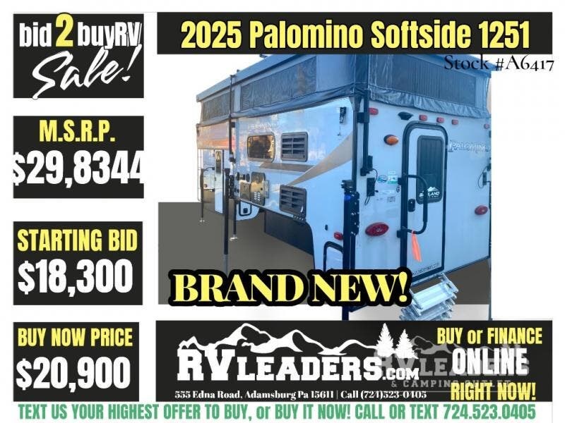 New 2025 Palomino Backpack Edition SS-1251 available in Adamsburg, Pennsylvania