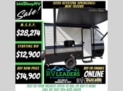 New 2026 Keystone Springdale Mini 1300BH available in Adamsburg, Pennsylvania