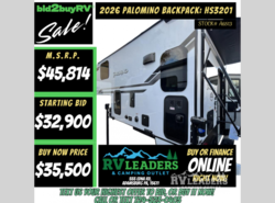 New 2026 Palomino Backpack Edition HS-3201 available in Adamsburg, Pennsylvania