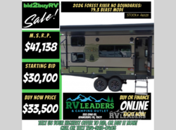 New 2026 Forest River No Boundaries NB19.3 Beast Mode available in Adamsburg, Pennsylvania