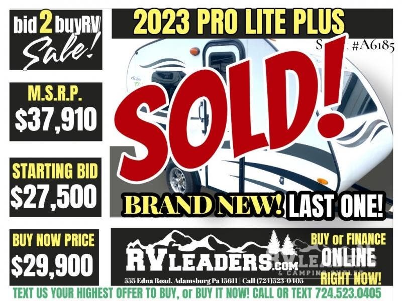 New 2023 ProLite Plus Prolite available in Adamsburg, Pennsylvania