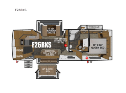 New 2026 Outdoors RV Glacier Peak Mountain Series F26RKS available in Adamsburg, Pennsylvania