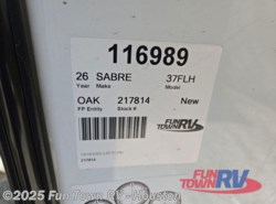 New 2026 Forest River Sabre 37FLH available in Wharton, Texas