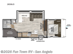 Used 2025 Forest River Wildwood 28DBUD available in San Angelo, Texas