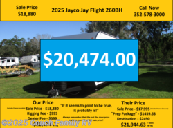 New 2025 Jayco Jay Flight SLX 260BH available in Cross City, Florida