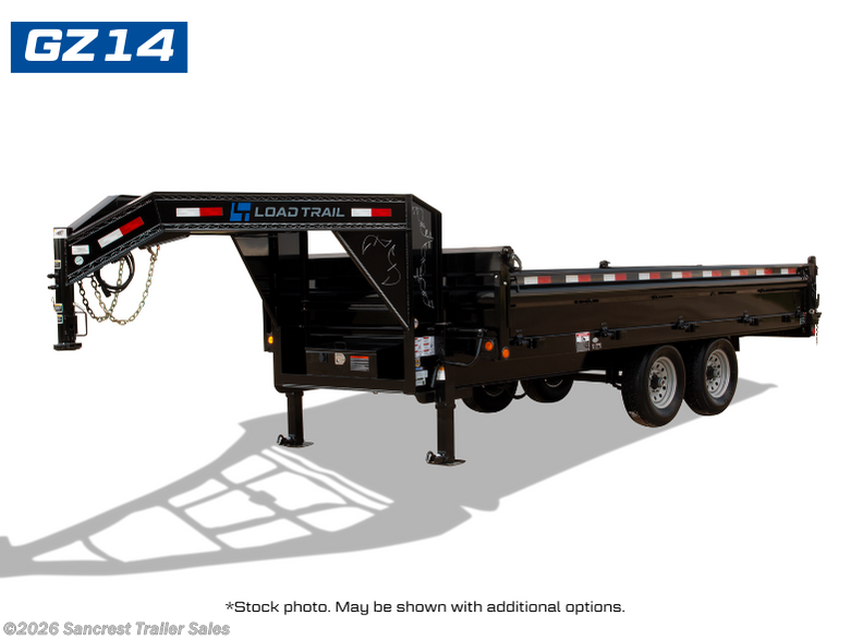 2024 Load Trail GZ 96" x 14' Tandem Axle Gooseneck Deck Over Dump Tra